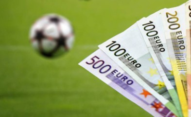 billets euros ballon foot